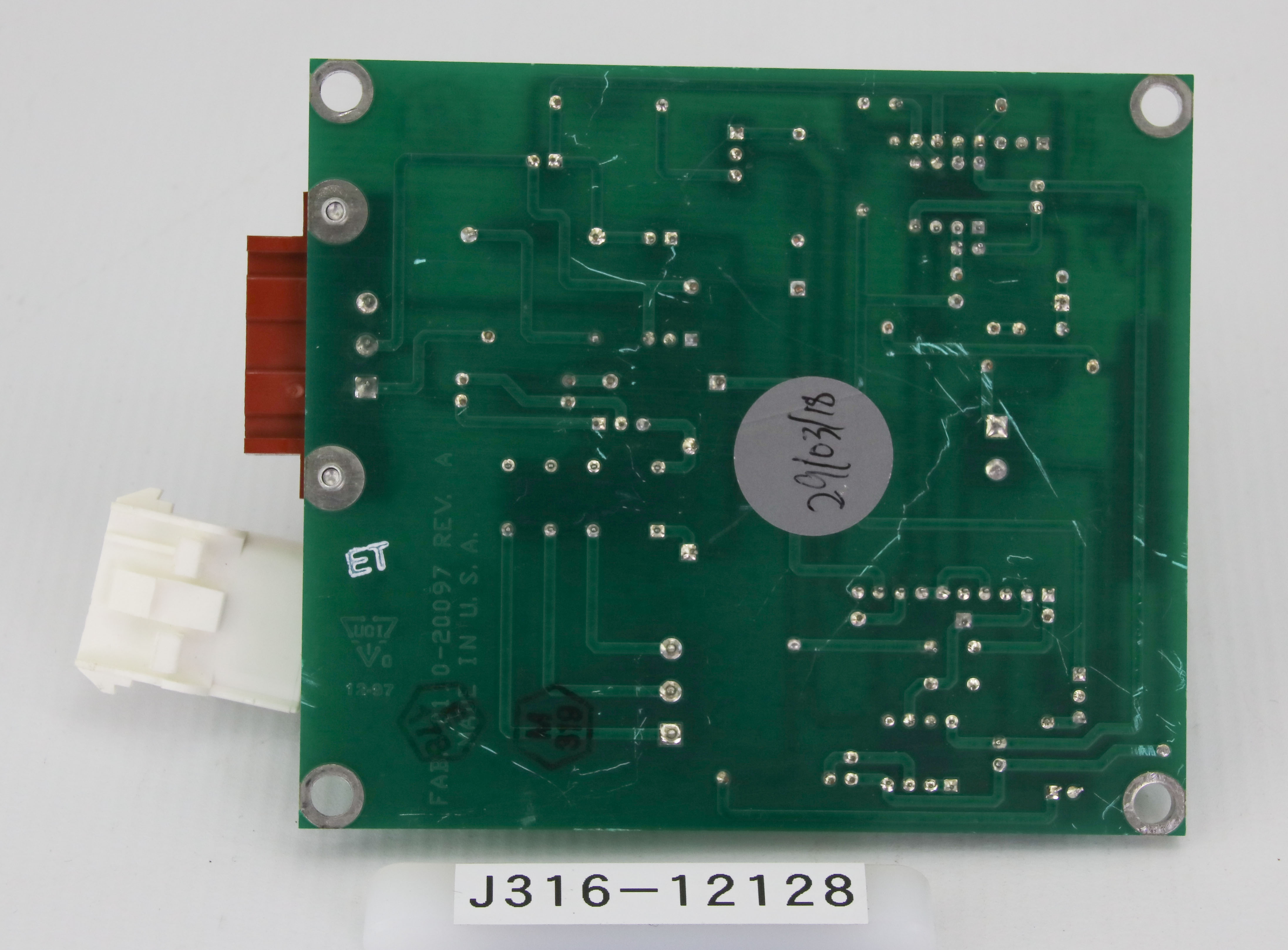 12128 APPLIED MATERIALS PCB ASSY, WATER LEAK DETECTOR 0100-20097